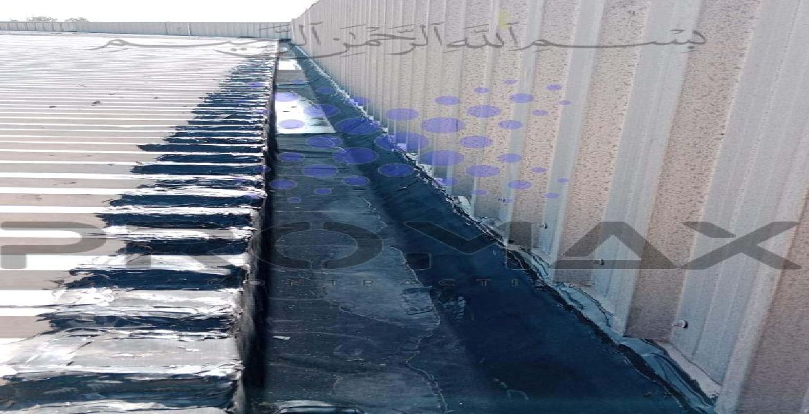 Hira Industries - metal roof waterproofing project by Promax in Dubai, UAE
